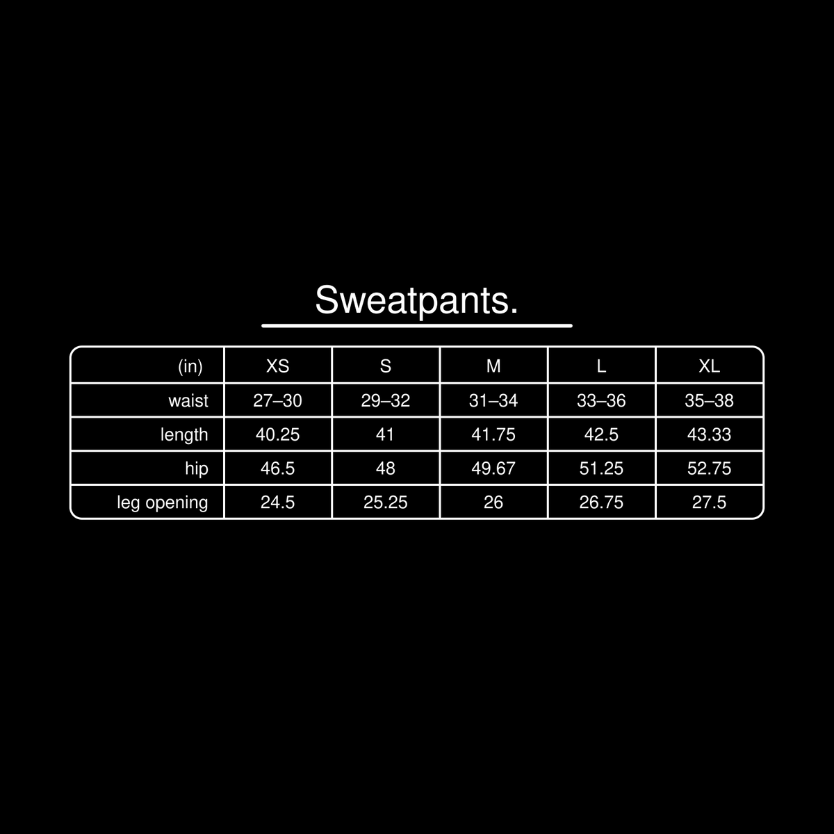 PEACE & PAIN sweats